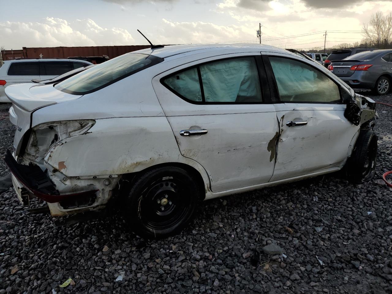 2016 Nissan Versa VIN 3N1CN7AP2GL871405 Copart auction photo, rollover damage thumbnail 3