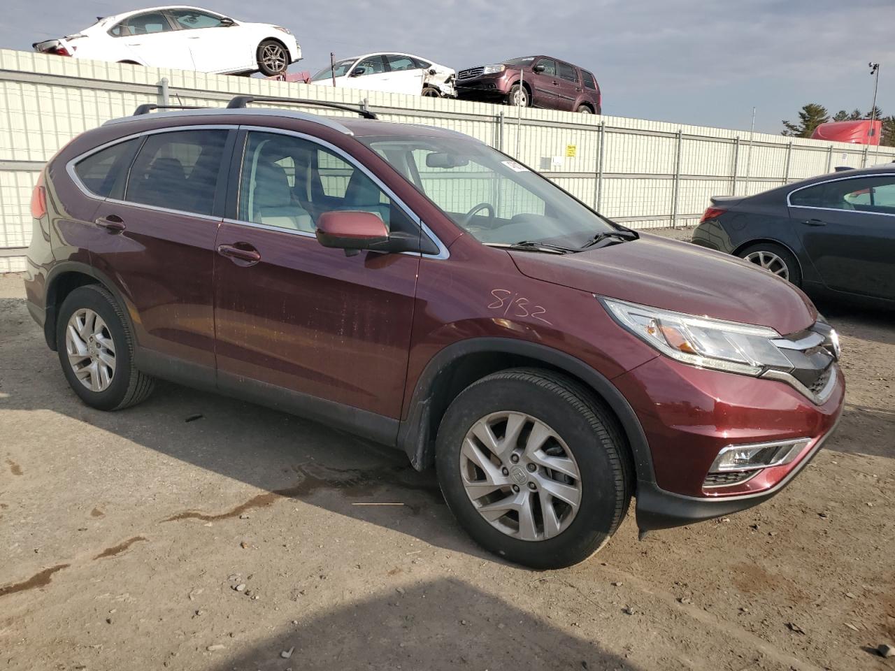 2016 Honda CR-V VIN 2HKRM4H78GH632178 Copart auction photo, rear end damage thumbnail 4