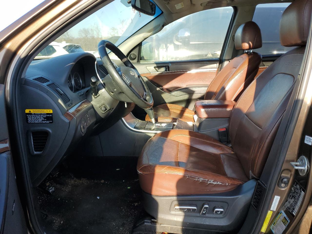 2011 Hyundai Veracruz VIN KM8NUDCC6BU144165 Copart auction photo, front end damage thumbnail 7