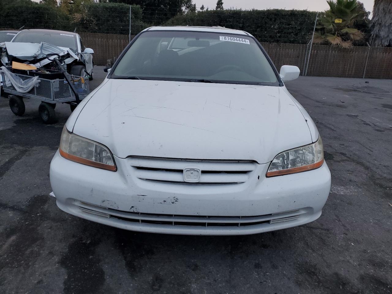 2002 Honda Accord VIN JHMCG56602C035526 Copart auction photo, vandalism damage thumbnail 5