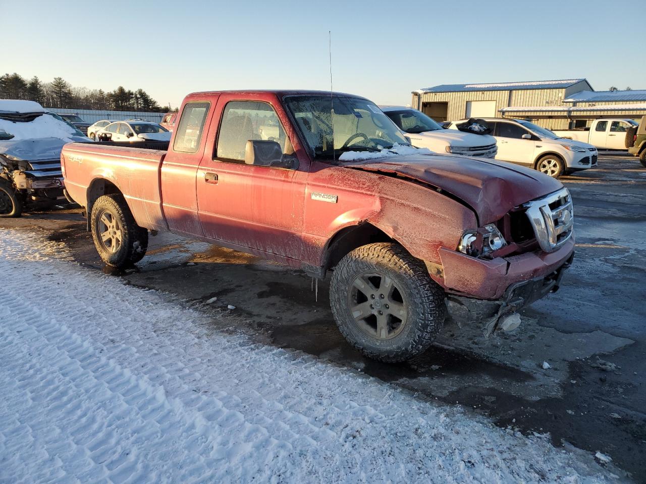 2006 Ford Ranger VIN 1FTZR15E06PA71447 Copart auction photo, front end / minor dent/scratches damage thumbnail 4