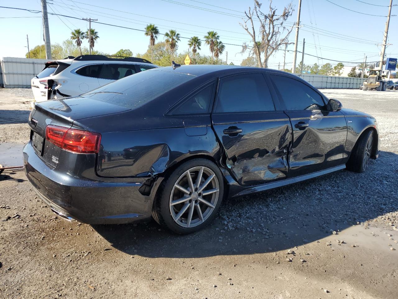 2018 Audi A6 VIN WAUG3AFC3JN111494 Copart auction photo, side / rear end damage thumbnail 3