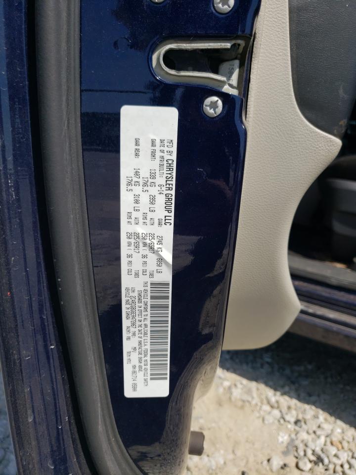 2014 Dodge Caravan VIN 2C4RDGBG6ER472067 Copart auction photo, front end / rear end damage thumbnail 15