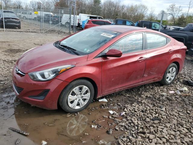2016 Hyundai Elantra VIN 5NPDH4AE4GH733466
