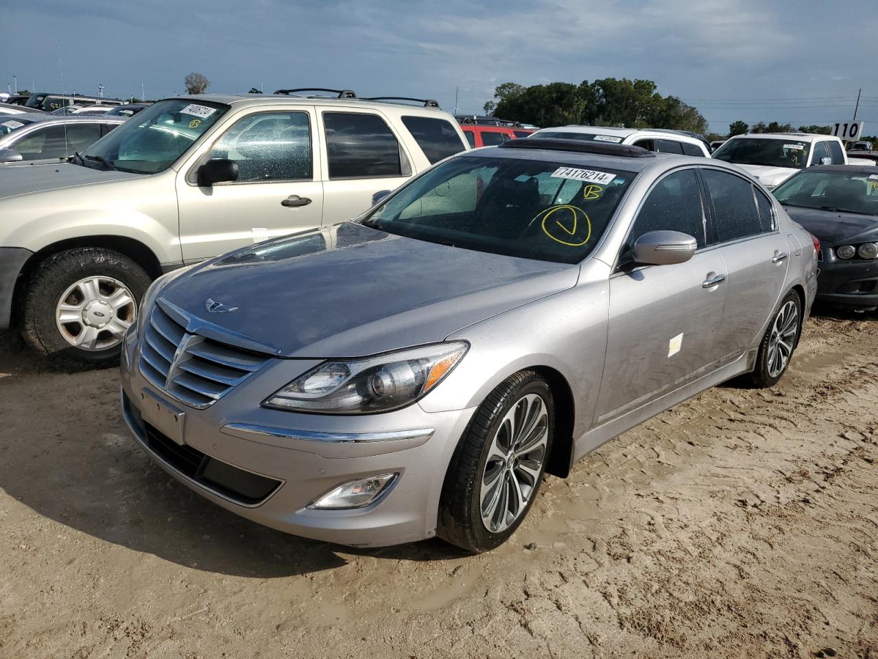 2013 Hyundai Genesis VIN KMHGC4DH6DU242251