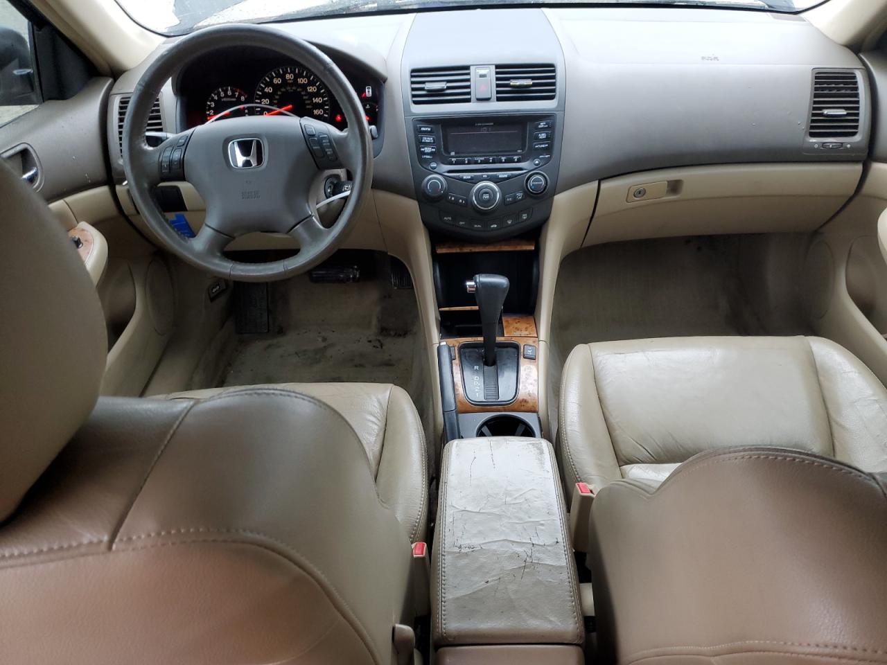 2005 Honda Accord VIN 1HGCM56805A092421 Copart auction photo, rear end damage thumbnail 8