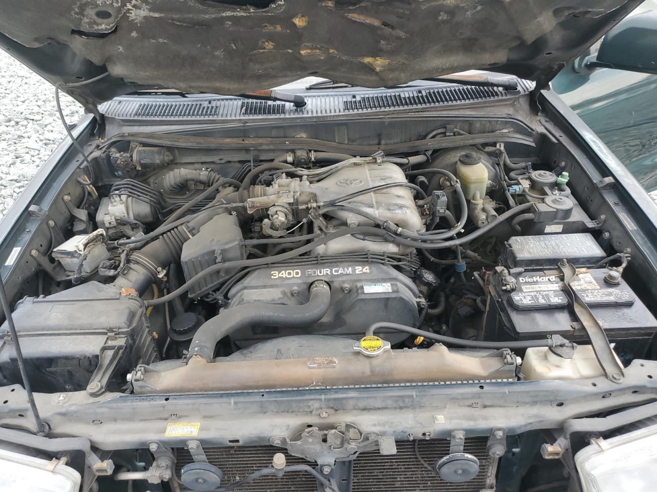 2000 Toyota 4Runner VIN JT3HN86R6Y0313059 Copart auction photo, side / front end damage thumbnail 12