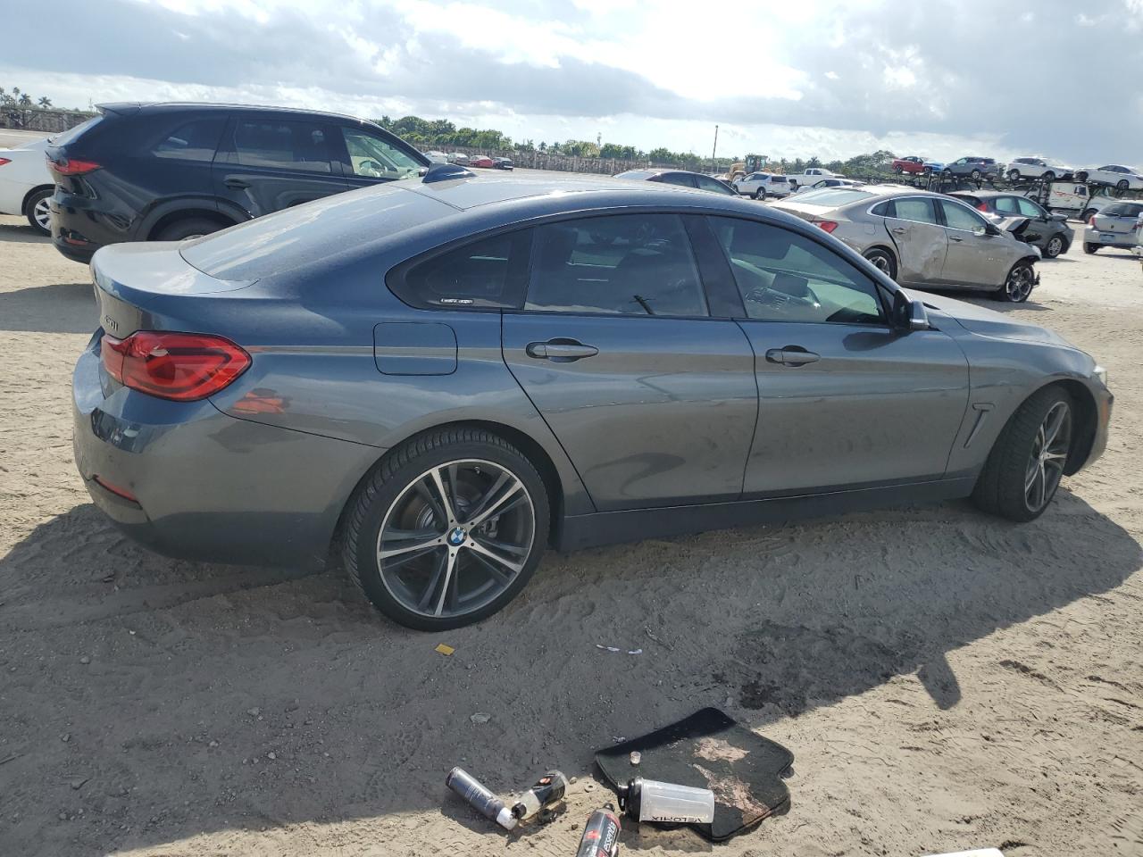 2018 BMW 4er VIN WBA4J3C59JBL04843 Copart auction photo, front end damage thumbnail 3