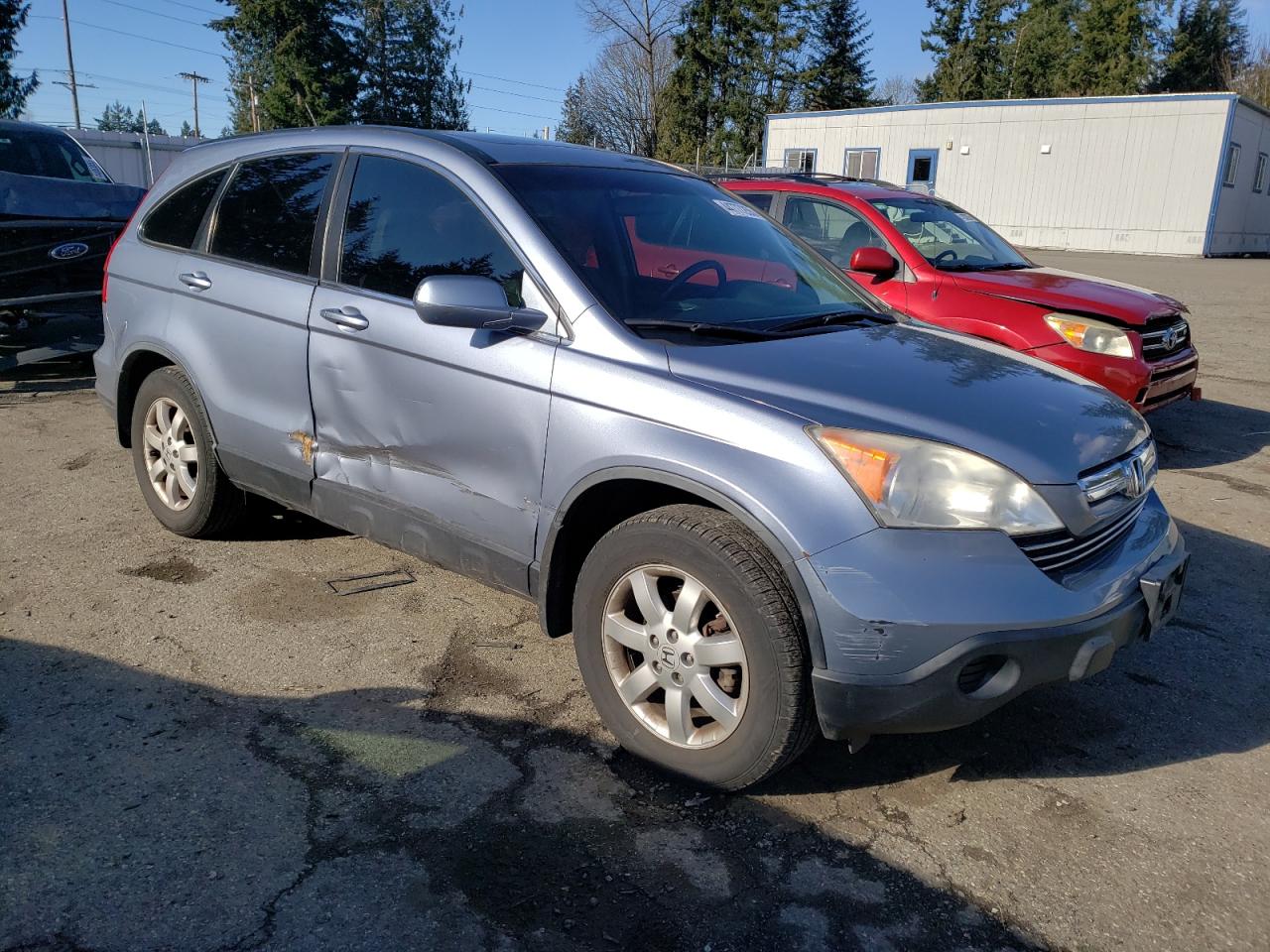2008 Honda CR-V VIN JHLRE38778C042190 Copart auction photo, side damage thumbnail 4