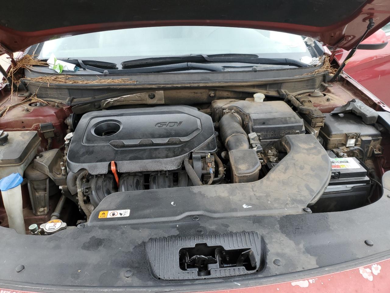 2016 Hyundai Sonata VIN 5NPE24AF9GH423456 Copart auction photo, front end damage thumbnail 11