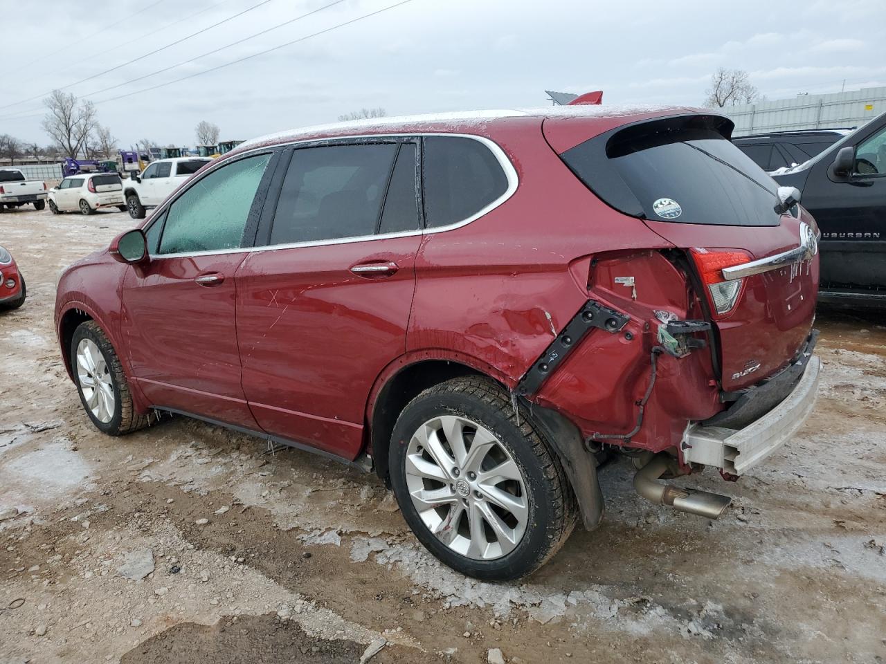 2017 Buick Envision VIN LRBFXFSX4HD072244 Copart auction photo, rear end / minor dent/scratches damage thumbnail 2