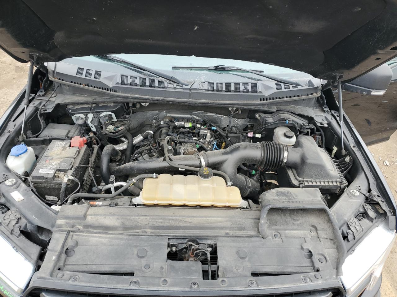 2020 Ford F-150 VIN 1FTEW1EP6LFC21510 Copart auction photo, front end / side damage thumbnail 11
