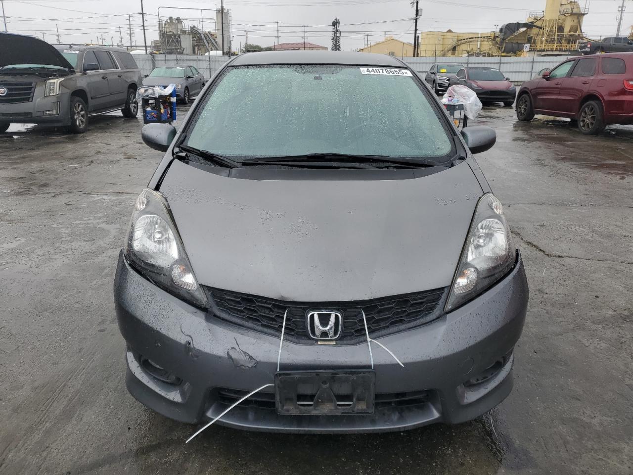 2013 Honda Fit VIN JHMGE8H52DC051257 Copart auction photo, rear end / front end damage thumbnail 5