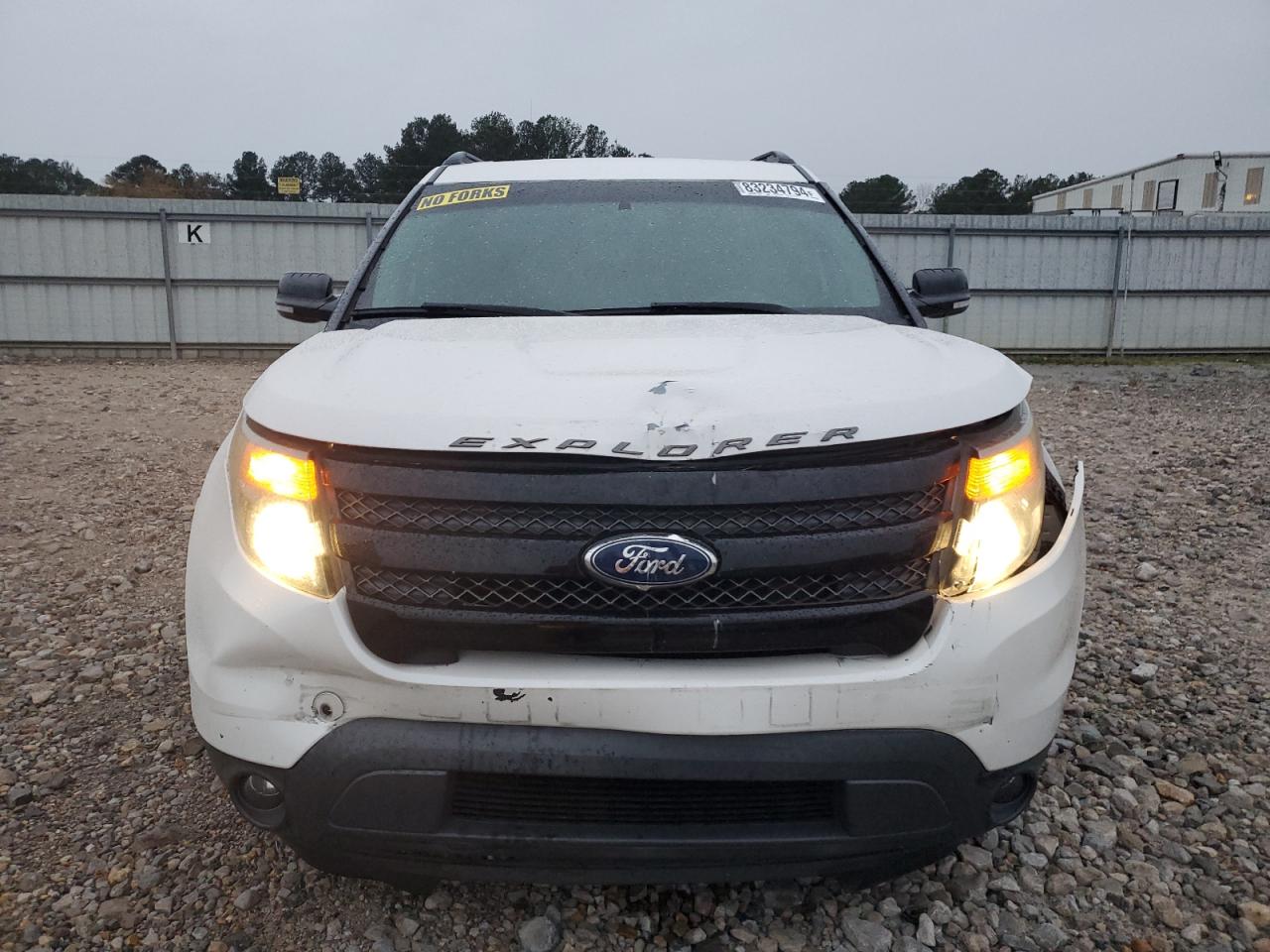 2013 Ford Explorer VIN 1FM5K8GT6DGC90722 Copart auction photo, front end / side damage thumbnail 5