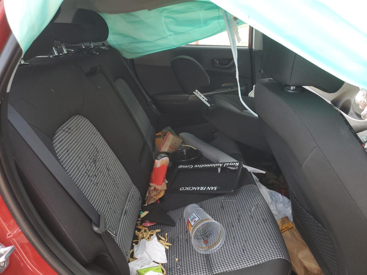 2020 Hyundai Kona VIN KM8K22AA2LU413620 Copart auction photo, rollover / undercarriage damage thumbnail 10