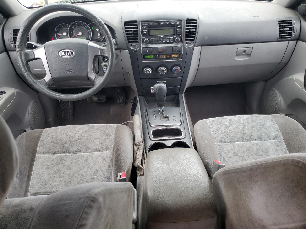 2007 KIA Sorento VIN KNDJD736075752666 Copart auction photo, front end / rear end damage thumbnail 8