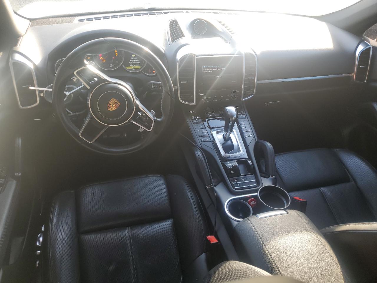 2017 Porsche Cayenne VIN WP1AA2A28HKA82779 Copart auction photo, rear end damage thumbnail 8