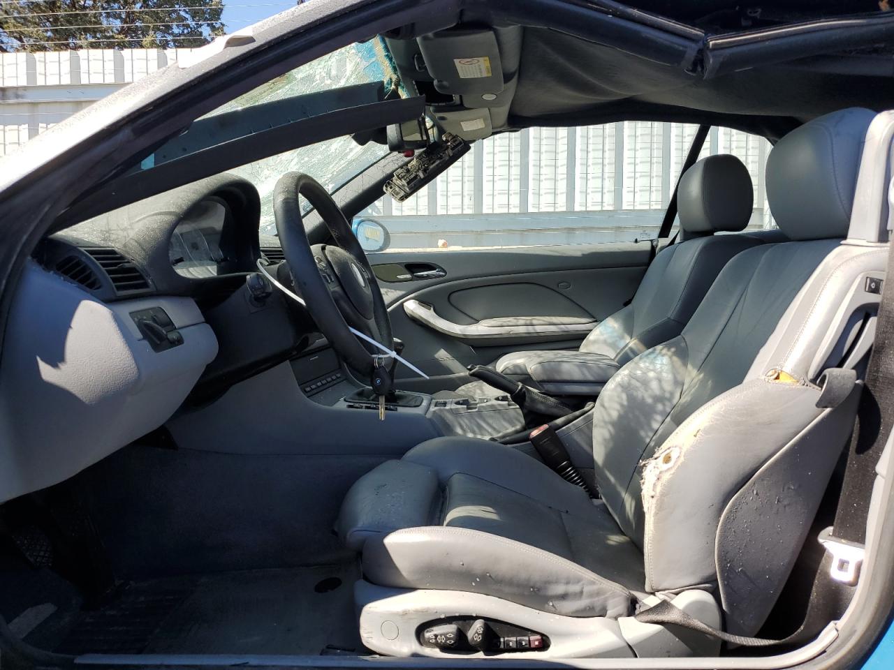 2004 BMW M3 VIN WBSBR93454PK06888 Copart auction photo, top/roof / minor dent/scratches damage thumbnail 7