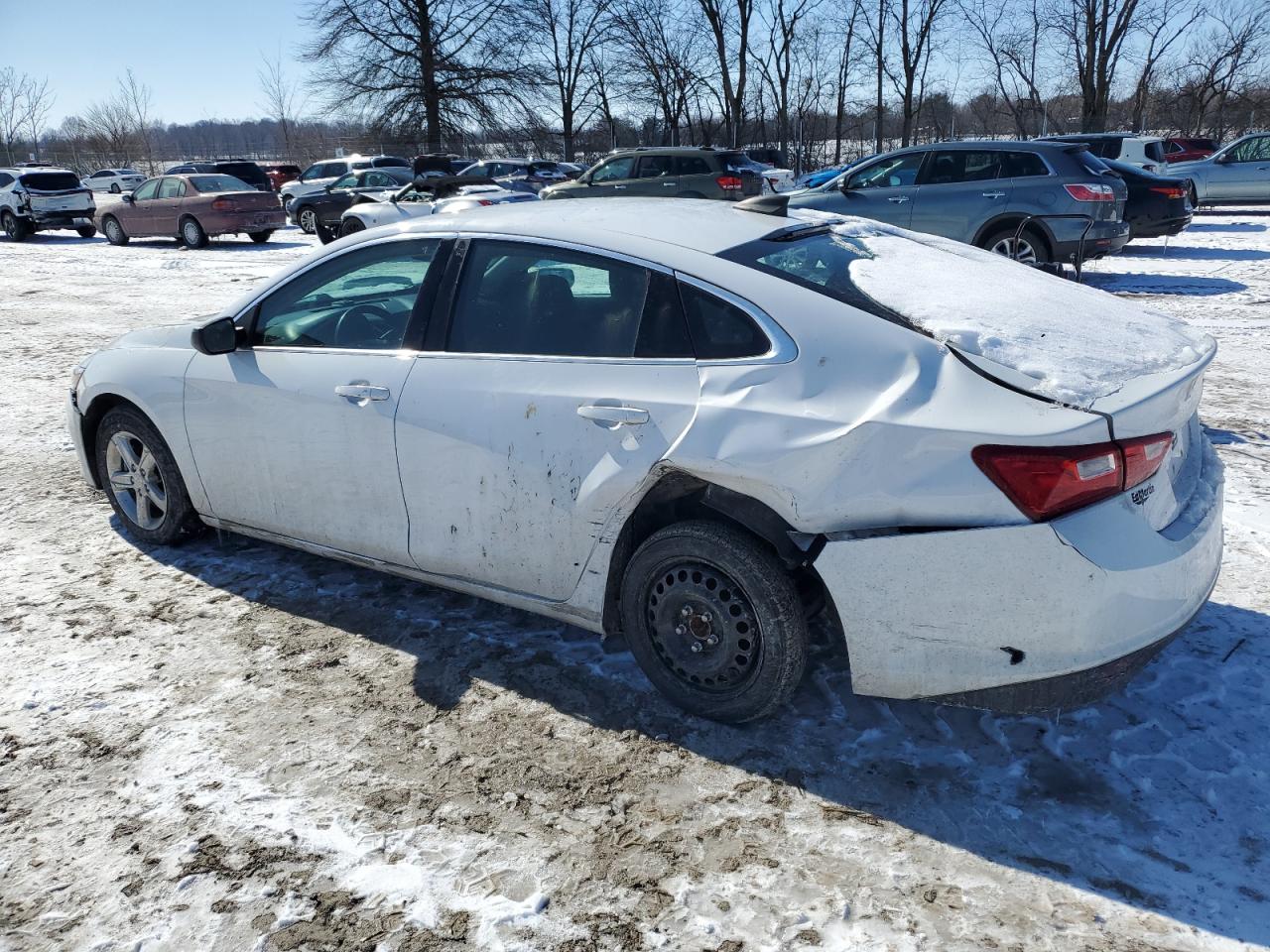 2019 Chevrolet Malibu VIN 1G1ZB5ST1KF127757 Copart auction photo, side / rear end damage thumbnail 2