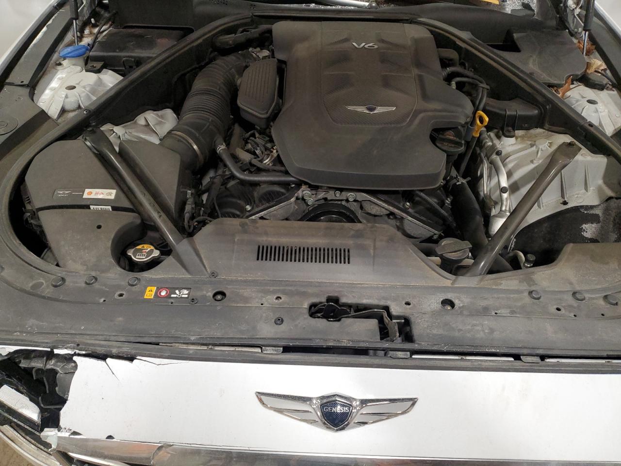 2017 Hyundai Genesis VIN KMHGN4JE1HU175651 Copart auction photo, rear end / front end damage thumbnail 11