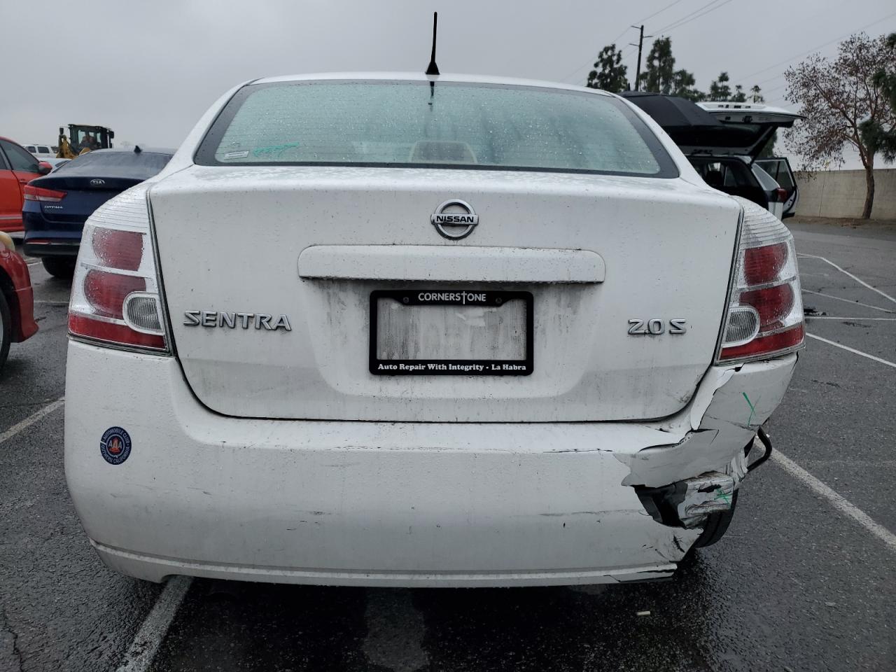 2007 Nissan Sentra VIN 3N1AB61E17L623445 Copart auction photo, rear end / front end damage thumbnail 6