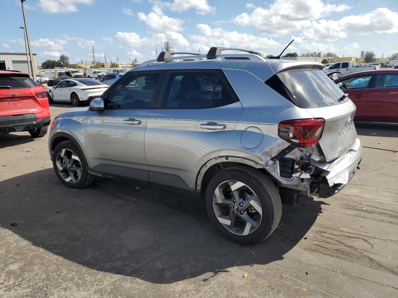 2024 Hyundai Venue VIN KMHRC8A30RU293745 Copart auction photo, rear end / front end damage thumbnail 2