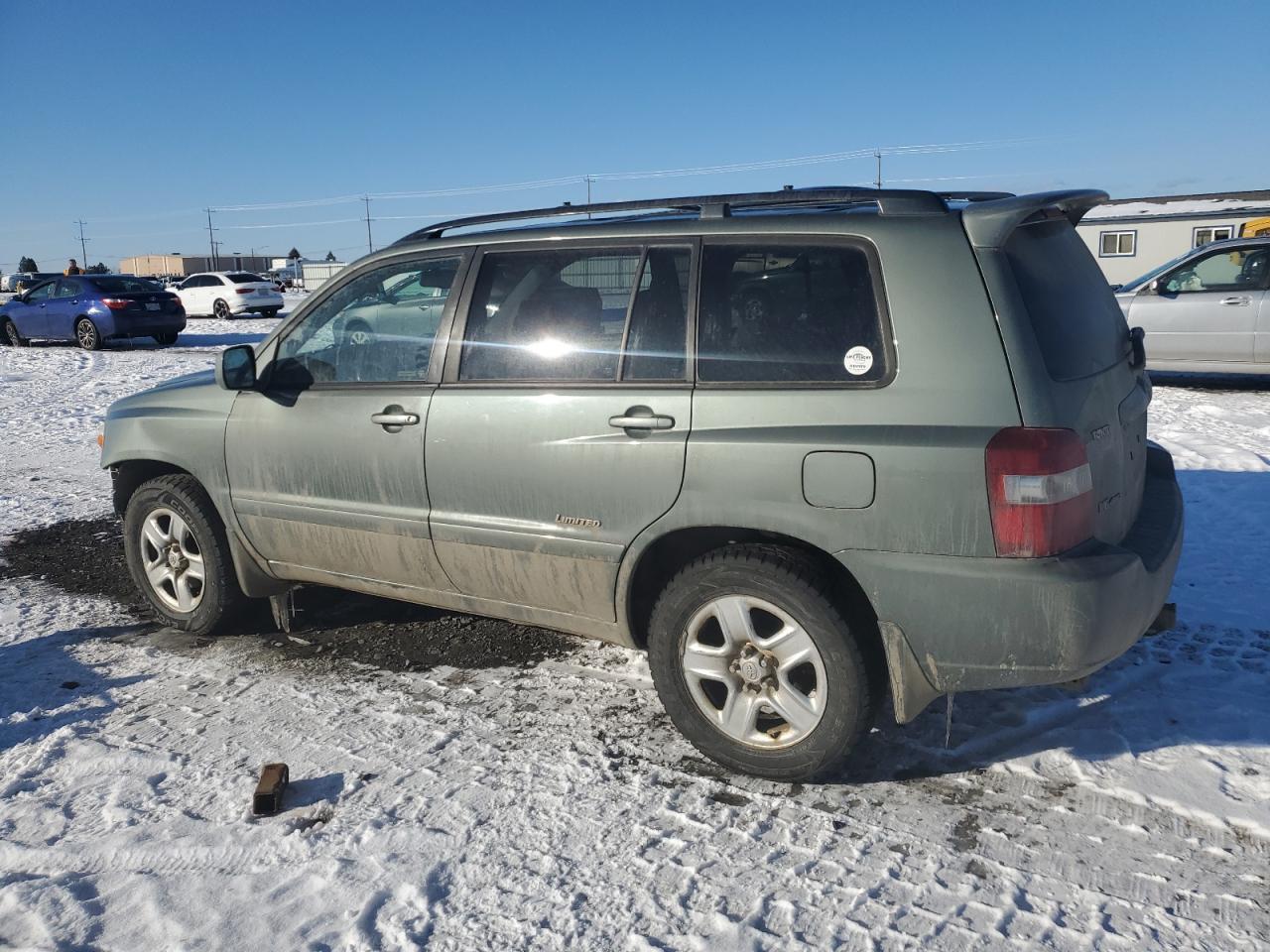 2007 Toyota Highlander VIN JTEEP21A270200453 Copart auction photo, front end damage thumbnail 2