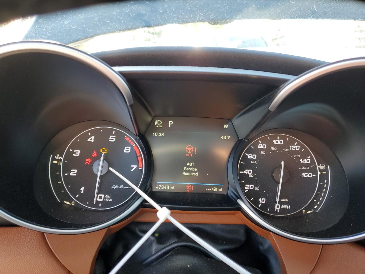 2018 Alfa Romeo Giulia VIN ZARFAECN8J7589857 Copart auction photo, all over damage thumbnail 9