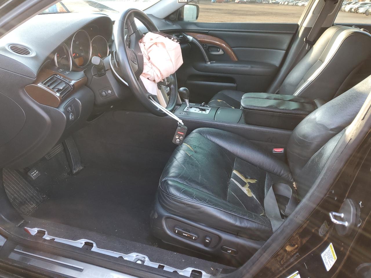 2005 Acura RL VIN JH4KB16535C013020 Copart auction photo, front end damage thumbnail 7
