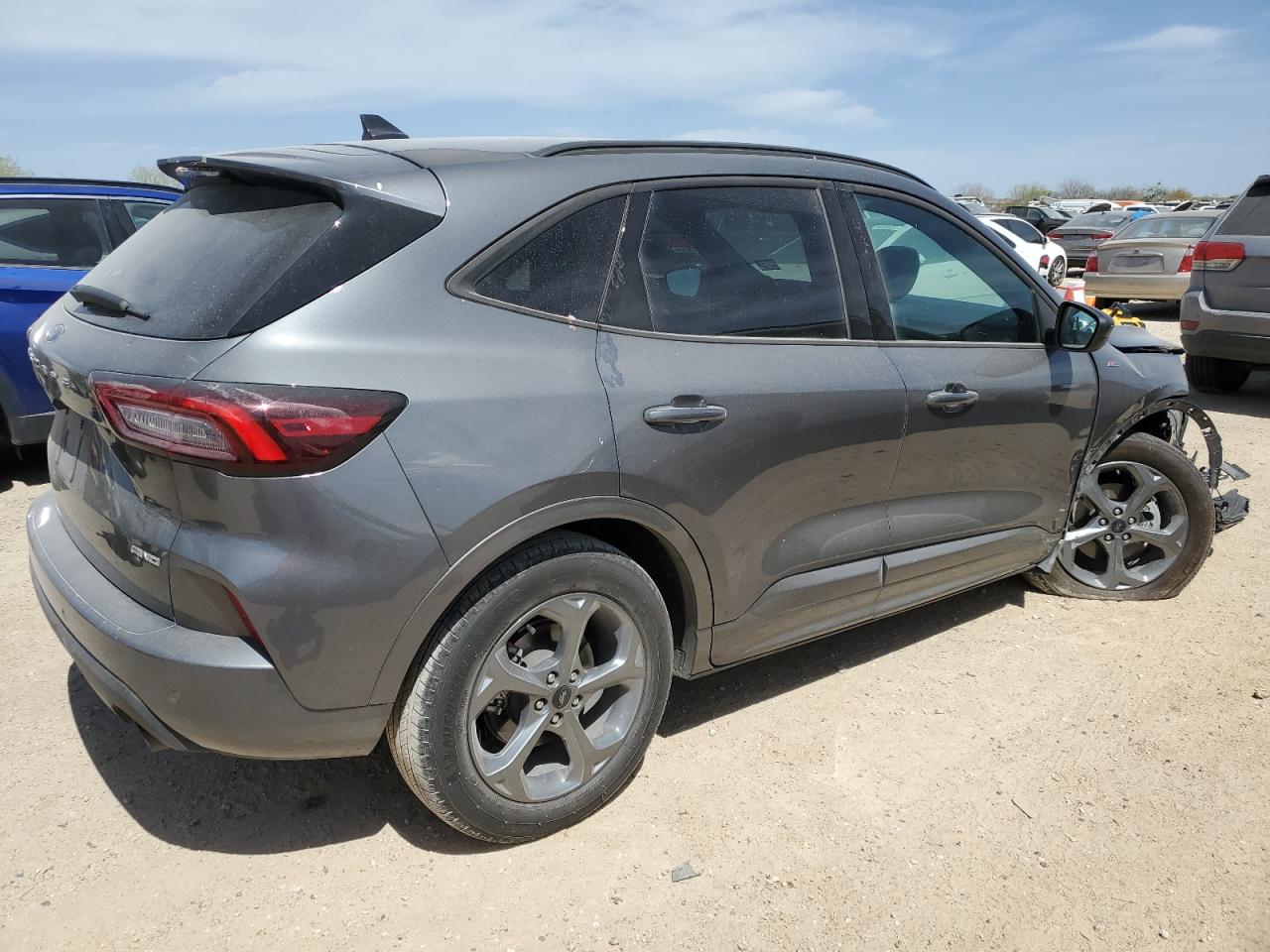 2023 Ford Escape VIN 1FMCU9MN6PUA97960 Copart auction photo, front end / undercarriage damage thumbnail 3