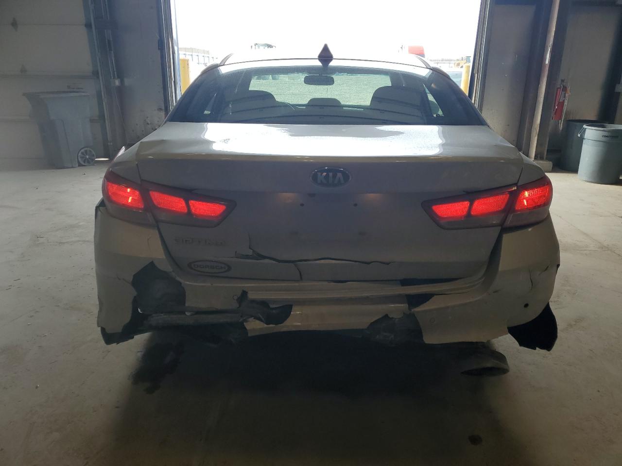 2018 KIA Optima VIN 5XXGT4L33JG259388 Copart auction photo, rear end damage thumbnail 6