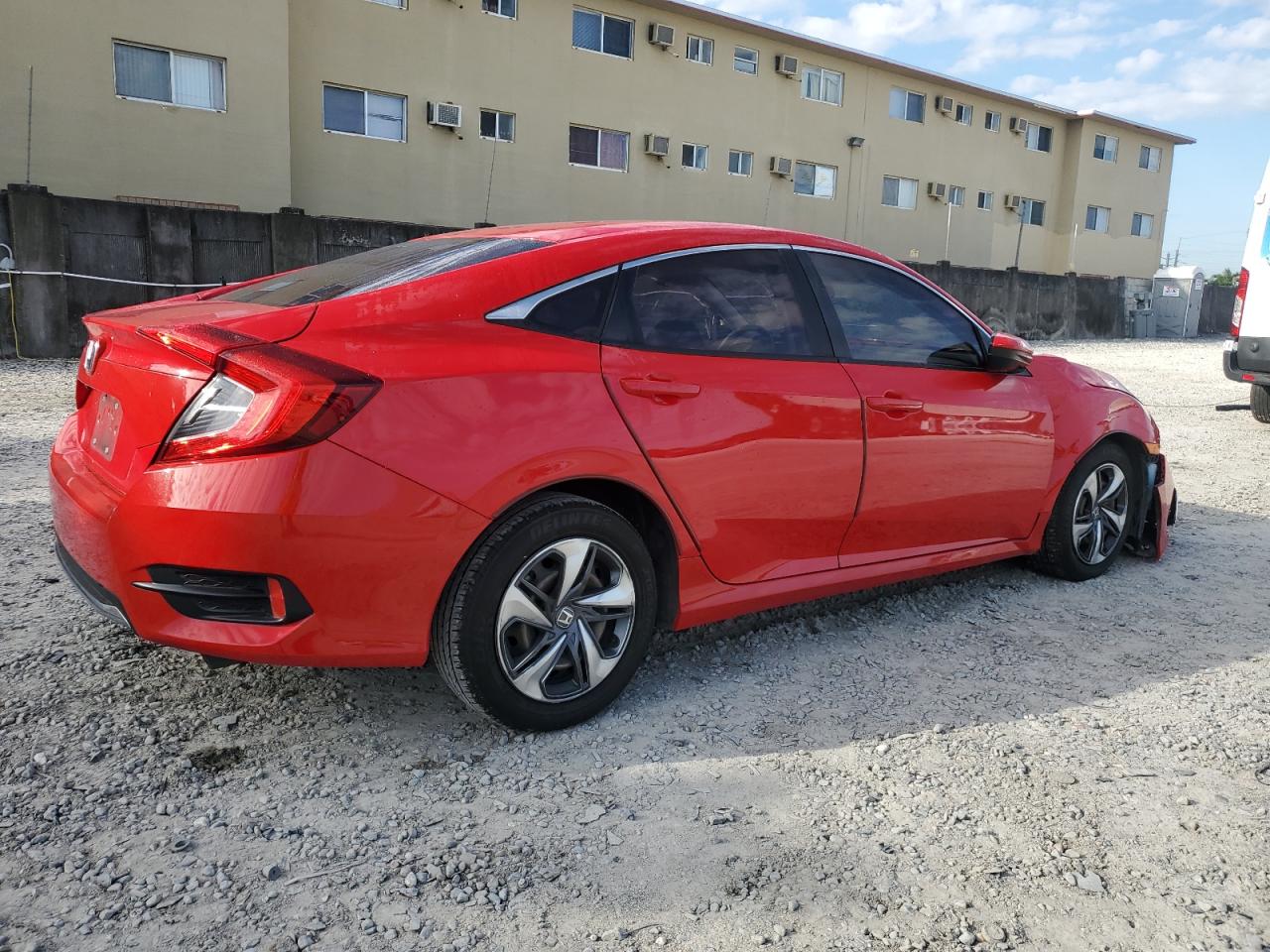2021 Honda Civic VIN 2HGFC2F63MH545587 Copart auction photo, front end damage thumbnail 3