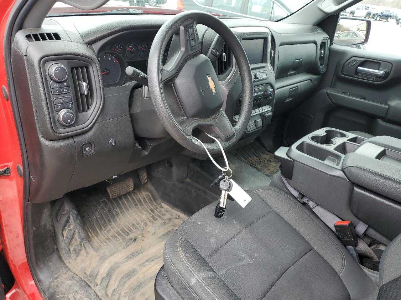 2021 Chevrolet Silverado VIN 1GCRYAEF0MZ357134 Copart auction photo, hail damage thumbnail 8