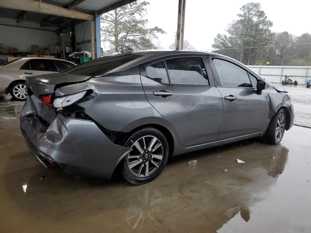 2021 Nissan Versa VIN 3N1CN8EV9ML874764 Copart auction photo, front end / rear end damage thumbnail 3