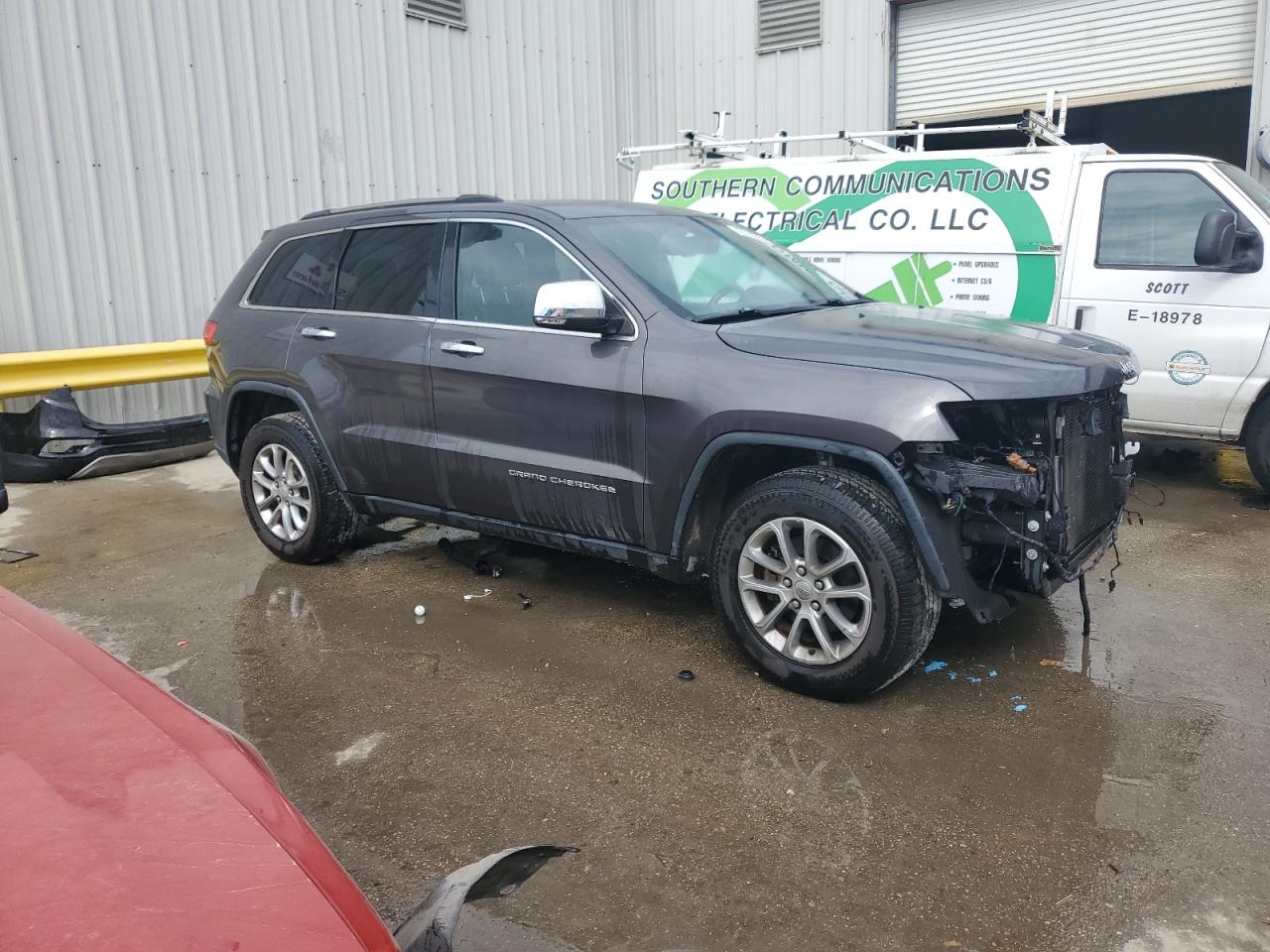 2016 Jeep Grand Cherokee VIN 1C4RJEBG8GC501416 Copart auction photo, front end damage thumbnail 4