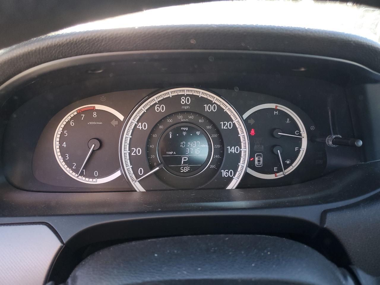 2013 Honda Accord VIN 1HGCR2F3XDA205133 Copart auction photo, rear end damage thumbnail 9