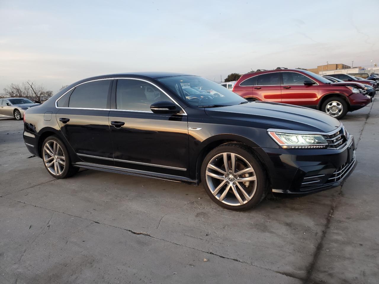2017 Volkswagen Passat VIN 1VWDT7A33HC081187 Copart auction photo, side damage thumbnail 4