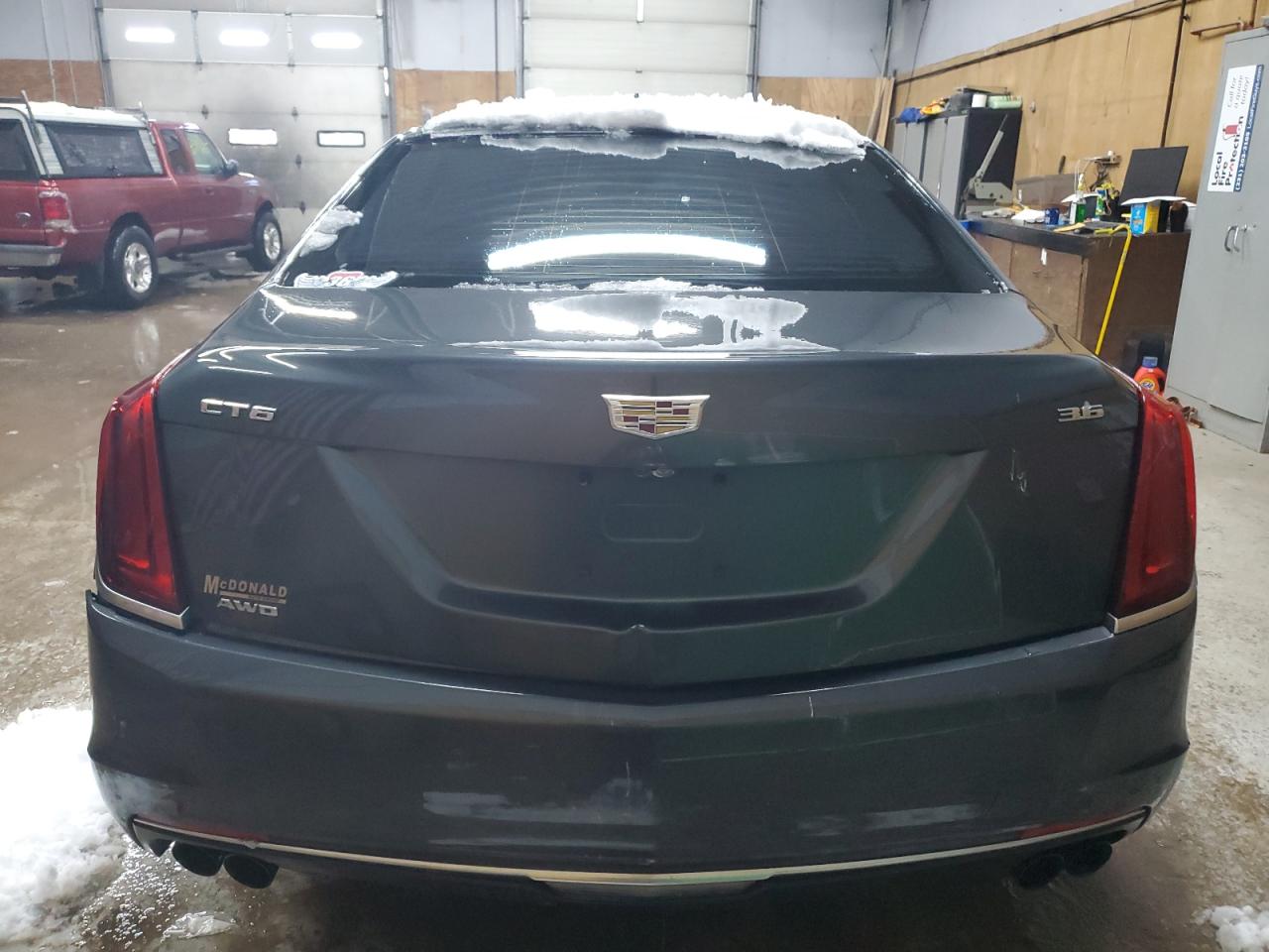 2017 Cadillac CT6 VIN 1G6KD5RSXHU159565 Copart auction photo, rear end / minor dent/scratches damage thumbnail 6