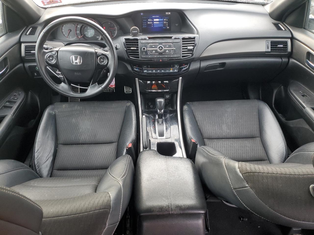 2017 Honda Accord VIN 1HGCR2F56HA183607 Copart auction photo, front end / side damage thumbnail 8