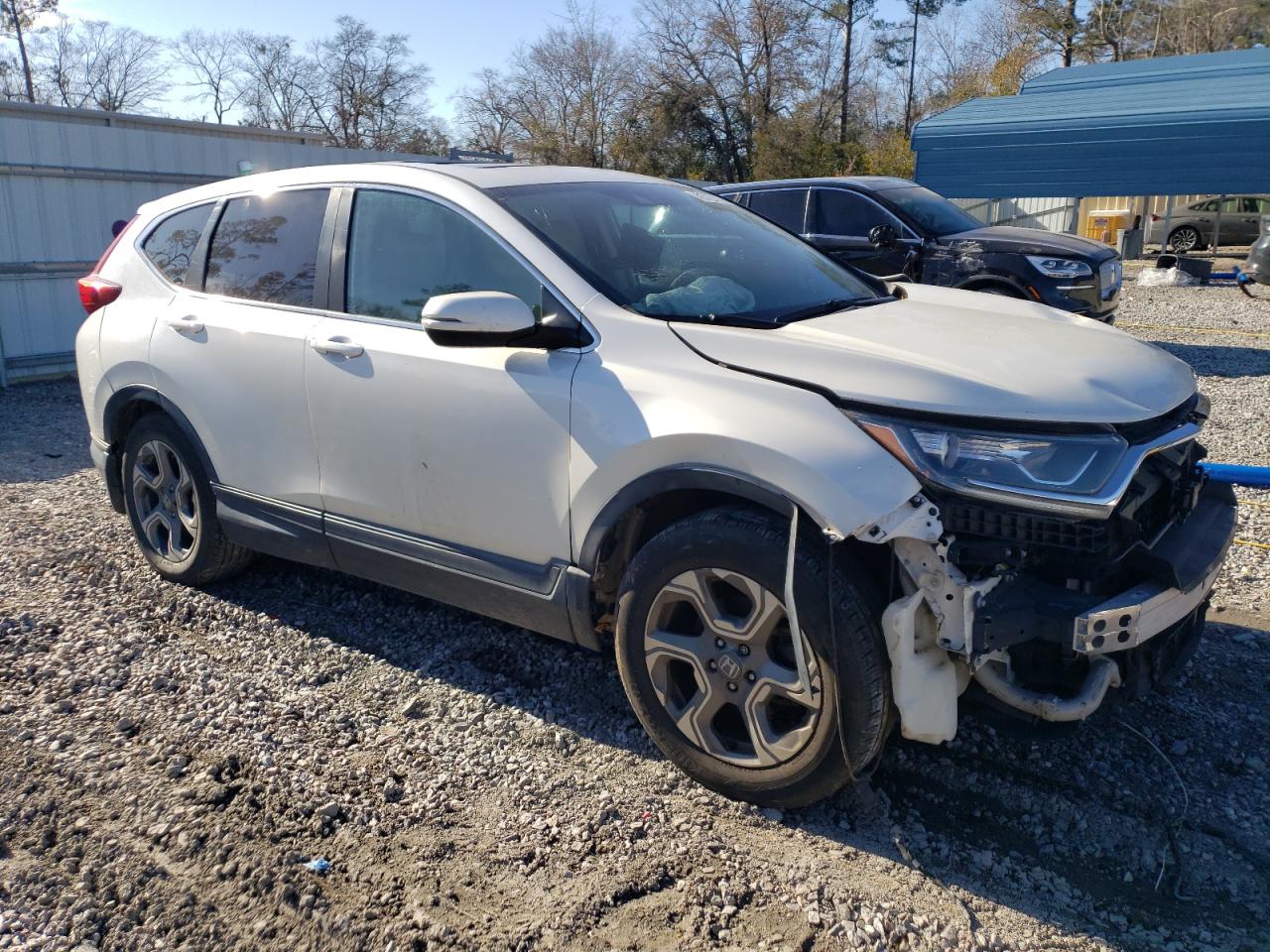 2017 Honda CR-V VIN 2HKRW1H81HH516064 Copart auction photo, front end damage thumbnail 4