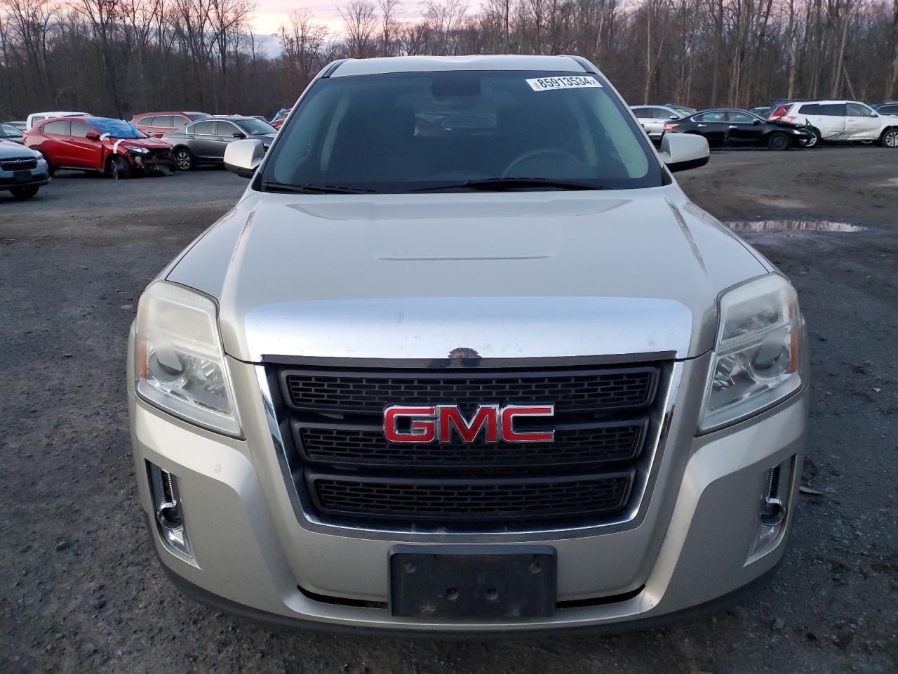 2014 GMC Terrain VIN 2GKFLVEK1E6383779 Copart auction photo, burn - engine / top/roof damage thumbnail 5