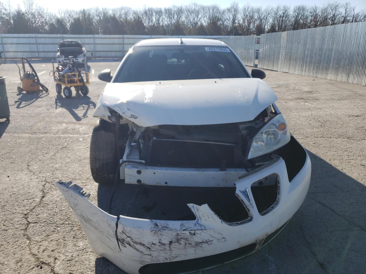 2008 Pontiac G6 VIN 1G2ZH57N184262360 Copart auction photo, front end damage thumbnail 5