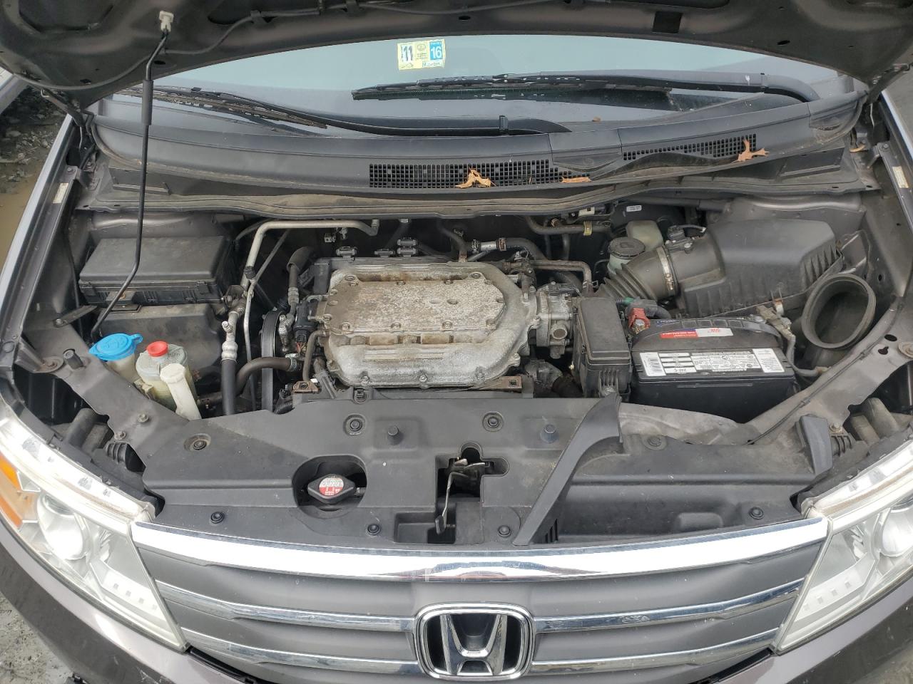 2013 Honda Odyssey VIN 5FNRL5H44DB019290 Copart auction photo, rear end damage thumbnail 13
