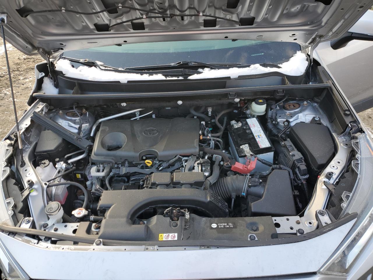 2019 Toyota RAV 4 VIN JTMA1RFV1KD030788 Copart auction photo, front end / side damage thumbnail 12