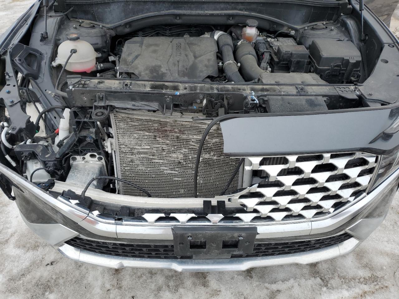 2022 Hyundai Santa Fe VIN 5NMS4DAL8NH456185 Copart auction photo, front end damage thumbnail 12