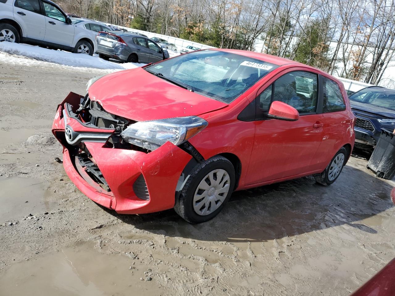 2015 Toyota Yaris VIN VNKJTUD38FA052784