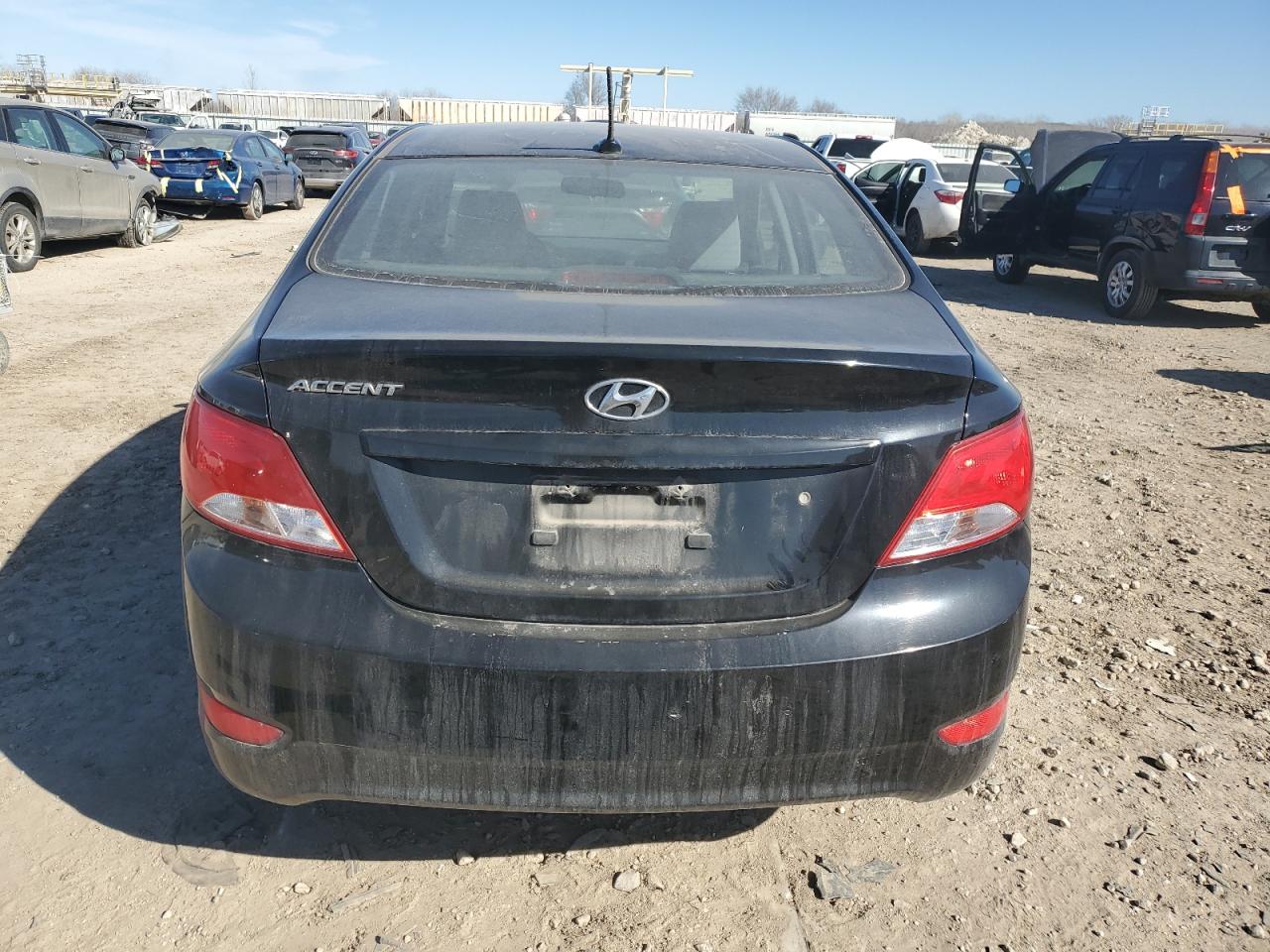2017 Hyundai Accent VIN KMHCT4AE9HU374712 Copart auction photo, front end damage thumbnail 6
