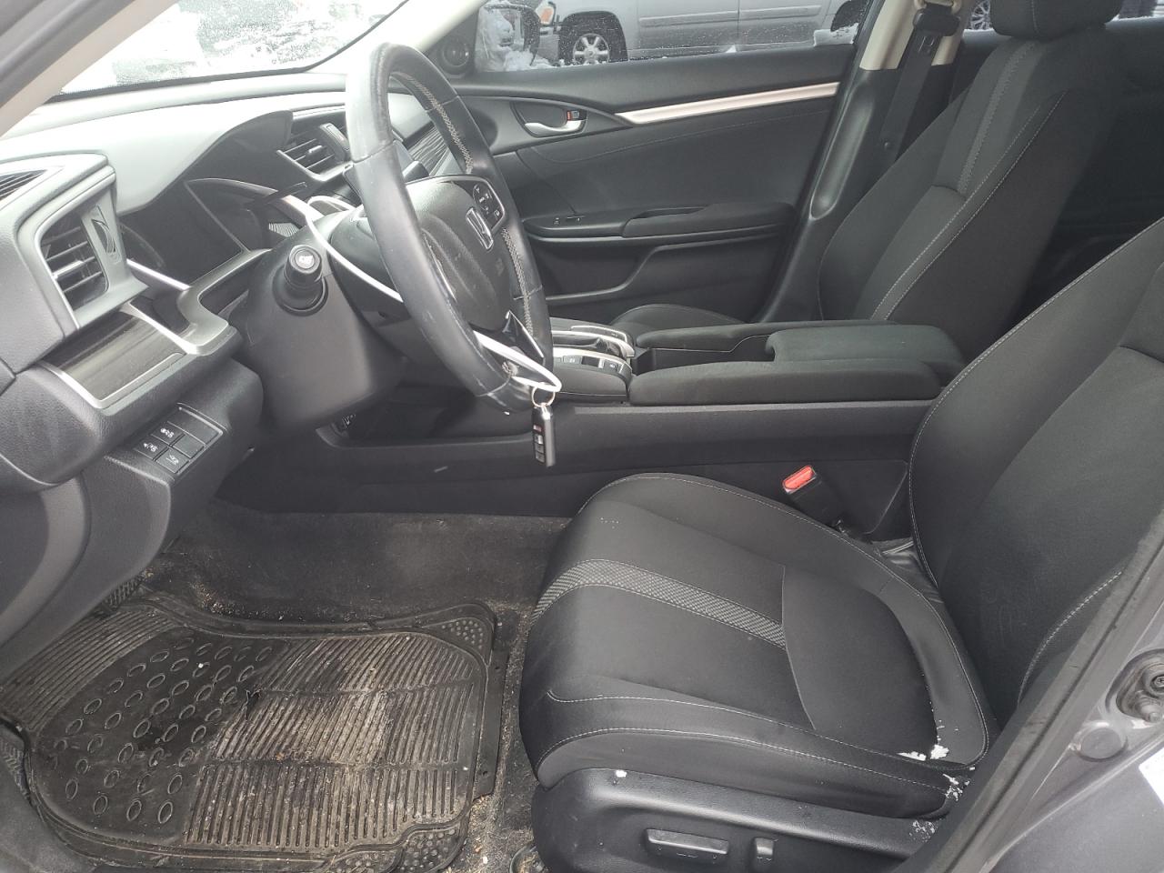 2019 Honda Civic VIN 2HGFC1F31KH651680 Copart auction photo, rear end / side damage thumbnail 7