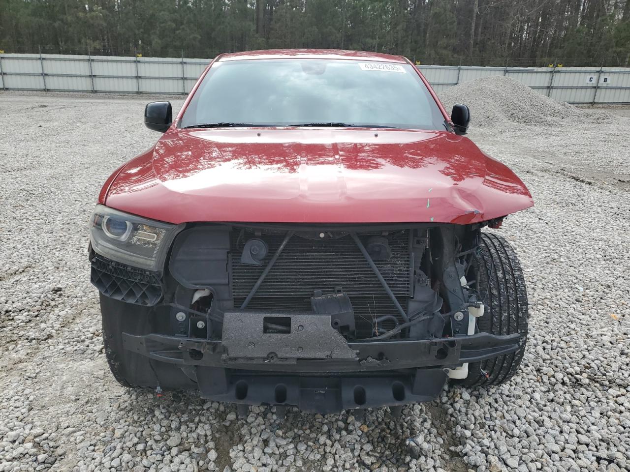 2015 Dodge Durango VIN 1C4RDHAG3FC119951 Copart auction photo, front end damage thumbnail 5