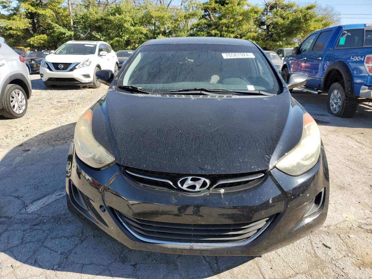 2013 Hyundai Elantra VIN KMHDH4AE0DU797582 Copart auction photo, vandalism / side damage thumbnail 5